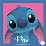 Stickers cuad. Stitch 16u Pers